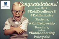 Congratulations to our 2017 Herb Kohl Educational Foundation Recipients